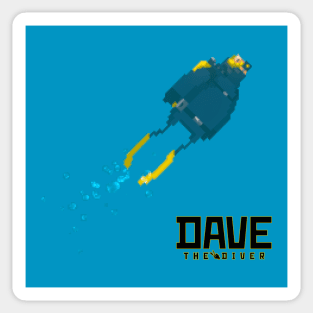 DAVE the diver Fan Art Sticker